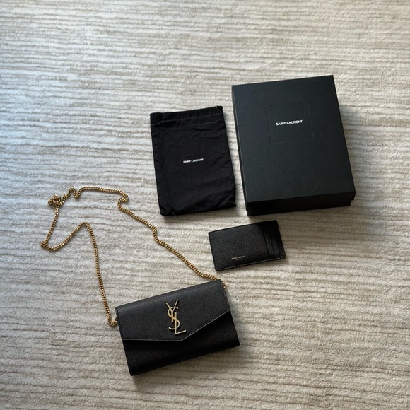 Saint Laurent Uptown Wallet on Chain with cardholder - Picture 2 of 8
